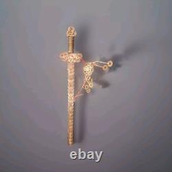 Rare Votive Sword Southern China Lucky Charm Feng Shui Ancient Coins