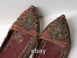 Rare Wedding Set: Headdress, Sebbat, and Silver Belt, Algerian Jewish 19th Century