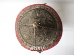 Rare Wedding Set: Headdress, Sebbat, and Silver Belt, Algerian Jewish 19th Century