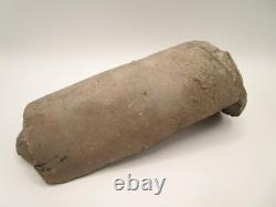 Rare and antique round-end roof tile called Wadang in terracotta (China)