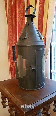 Rare and large 19th century complete candle procession lantern in very good condition