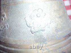 Rare antique cow bell ALB GUSSET UETENDORF SWITZERLAND Cow Brass Bell collection