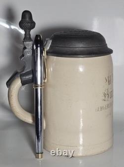 Rare beer stein Bürger-Brau Munich 1890 Bürgerbräukeller 0.4L