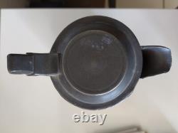 Rare engraved pewter pitcher dated 1823 Louis XVIII