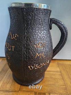 Rare pitcher, antique carafe Royal Doulton Lambeth Slater's Patent 1885-1900