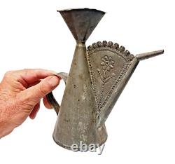 Rare small tin watering can 19th century
