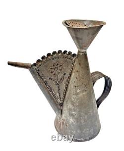 Rare small tin watering can 19th century