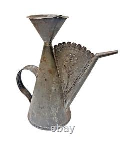 Rare small tin watering can 19th century