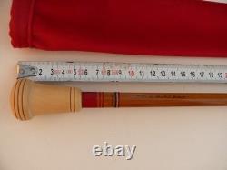 Recent handcrafted split bamboo walking stick collection