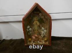 Reliquary, folk art, H17xL11x3.5cm, circa 1900