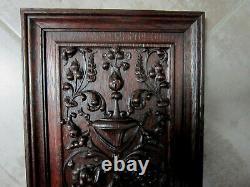 Renaissance-style Oak Panel. High Era, Carved Wood, Woodwork, Decoration