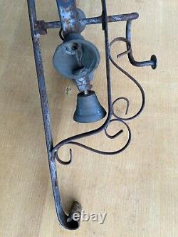 Roue To Carillons Guerison Wrought Iron Bells Popular Art Pagan Church XIX