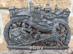 Russian sled plaque