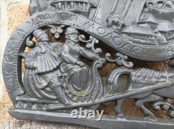 Russian sled plaque
