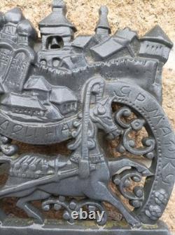 Russian sled plaque