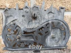 Russian sled plaque