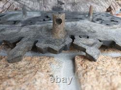 Russian sled plaque