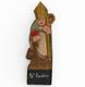 Saint Gheldas And The Donkey, Signed Sculpture By Armel D&uuml;, Brittany Breton Art, 1950s Naive Style