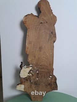 Saint Luke, Evangelist, applied sculpture in walnut, late 17th/early 18th century