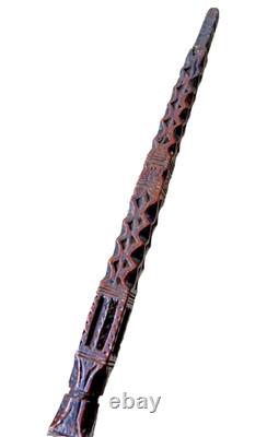 Savoyard Distaff Holder, 19th Century