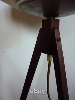Scandinavian Teak Tripod Design Lamp Vintage Ufo 60