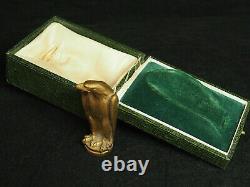 Sceau Bronze Louis Leroy 19th Aigle Imperial Napoleon With His Original Ecrin