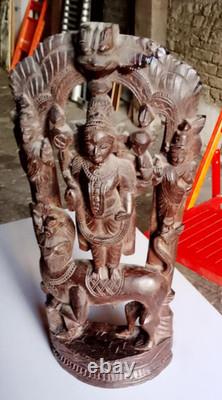 Sculpture Goddess Wood Bas-relief Indonesian