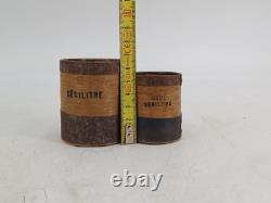 Series of 6 grain measures Popular art early 20th century. Superb condition