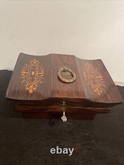 Sewing Necessities 1850 Rosewood Box