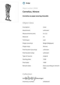 Sign of the Pilgrimage of Cornelius of Ninove Medieval Gothic High Era