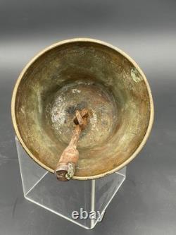 Signed bronze bell by J. P. G or J. P. C dated 1832, Chamonix Devouassoud Simond