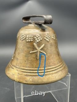 Signed bronze bell by J. P. G or J. P. C dated 1832, Chamonix Devouassoud Simond Signed bronze bell by J. P. G or J. P. C dated 1832, Chamonix Devouassoud Simond
