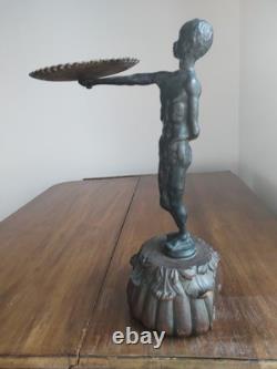 Silent servant hotel counter card holder circa 1910-1930 to place/fix