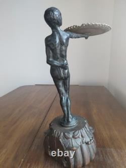 Silent servant hotel counter card holder circa 1910-1930 to place/fix