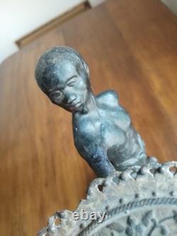 Silent servant hotel counter card holder circa 1910-1930 to place/fix