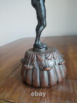 Silent servant hotel counter card holder circa 1910-1930 to place/fix