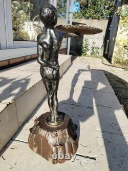 Silent servant hotel counter card holder circa 1910-1930 to place/fix