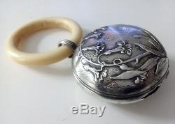 Silver Rattle Clematis Bells Flower Decoration And Its Ring 21283