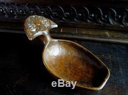 Skimming Spoon Of The Bethmale Valley. Folk Art, Milk, Collections