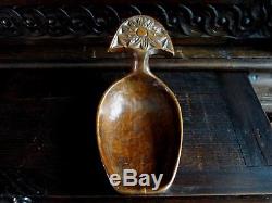 Skimming Spoon Of The Bethmale Valley. Folk Art, Milk, Collections