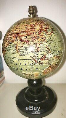 Small Globe Signed Forest Early Twentieth Height 15cm Perfect State