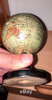 Small Globe Signed Forest Early Twentieth Height 15cm Perfect State