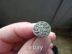 Small Seal Pouch Cap In Ottoman-arab Bronze XVIII