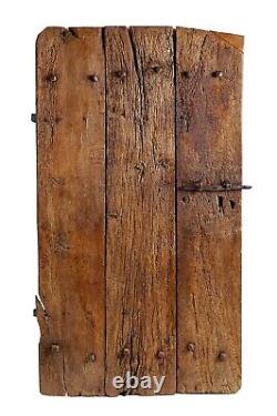 Small old door of Barn / Hautes-Alpes / Popular Art