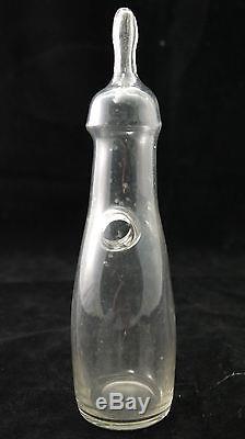 Smear Feeding Bottle 18 Eme 19 Eme Glass Breathing Bel State (a244)