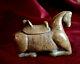 Snuffbox Buis Finely Carved Kneeling Horse Folk Art Xviii