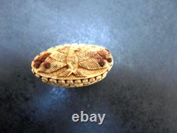 Snuffbox, first quarter of the 19th century. Popular art, collections, tobacco objects