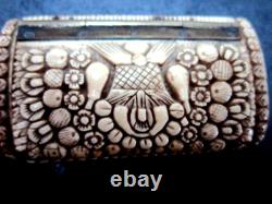 Snuffbox, first quarter of the 19th century. Popular art, collections, tobacco objects
