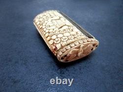 Snuffbox, first quarter of the 19th century. Popular art, collections, tobacco objects