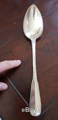 Spoon A Ragout Silver 1810 Poincon Old Man Michelangelo 149 Gr Orfevre Cotta